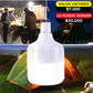 BOMBILLO RECARGABLE LED DE GRAN POTENCIA 60W - OMC-518