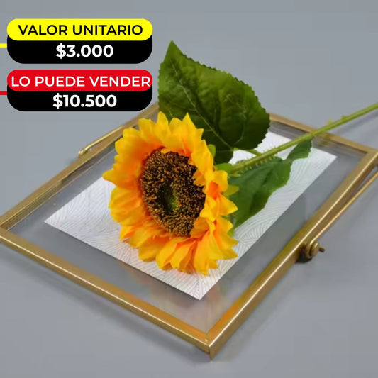 RAMO DE 6 GIRASOLES ARTIFICIALES X6UNDS - OMC-723