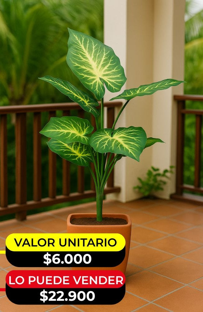 HOJAS ARTIFICIALES DECORATIVAS X6UNDS -  OMC-753