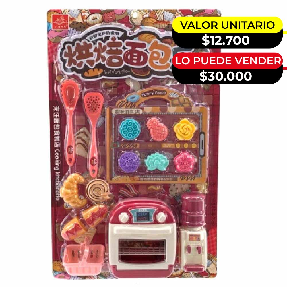SET DE PANADERIA X6UNDS  - 23187120