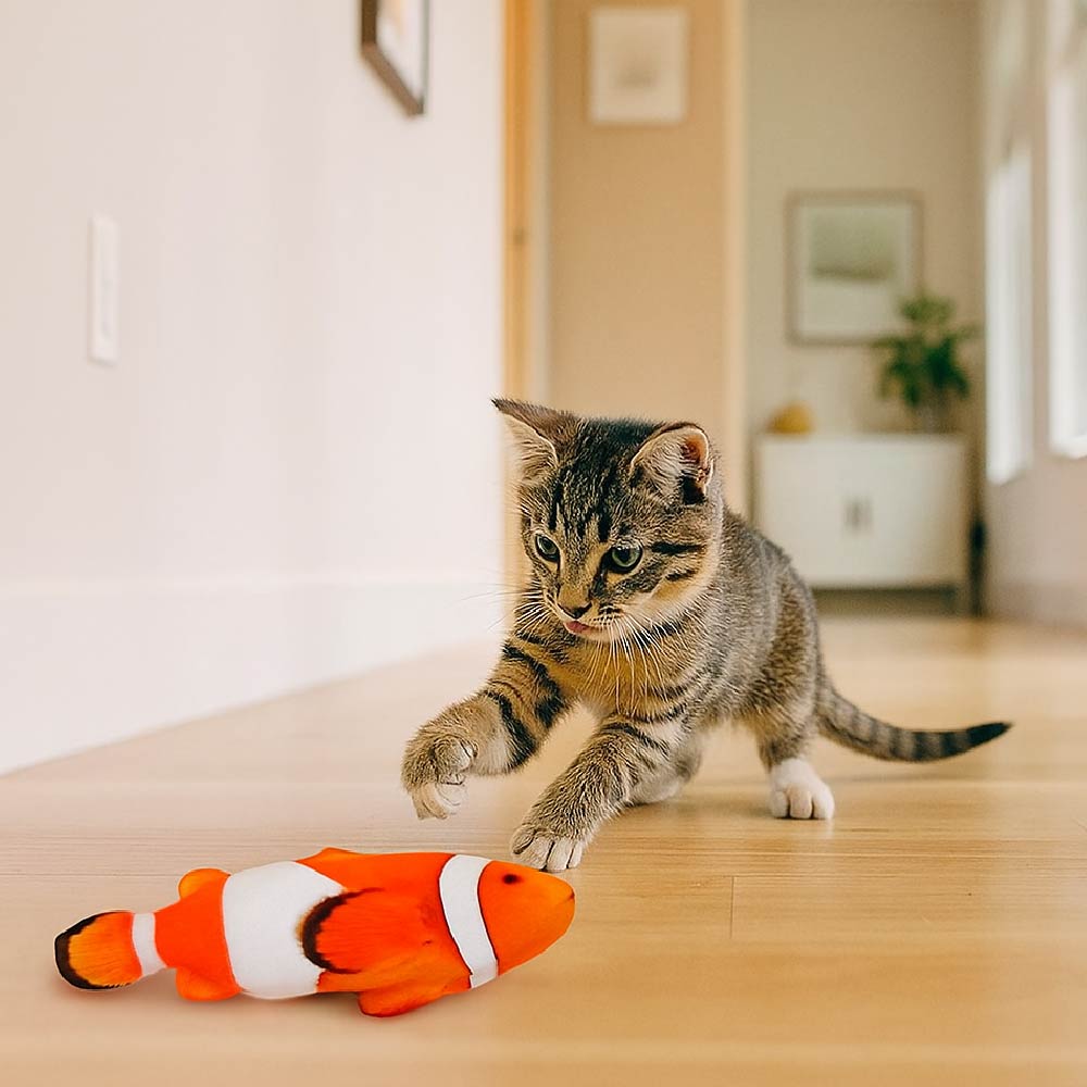 PEZ CON MOVIMIENTO PARA GATO X6UNDS - OMC-532