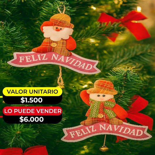 ADORNO COLGANTE NAVIDEÑO X6UNDS - POC-2022