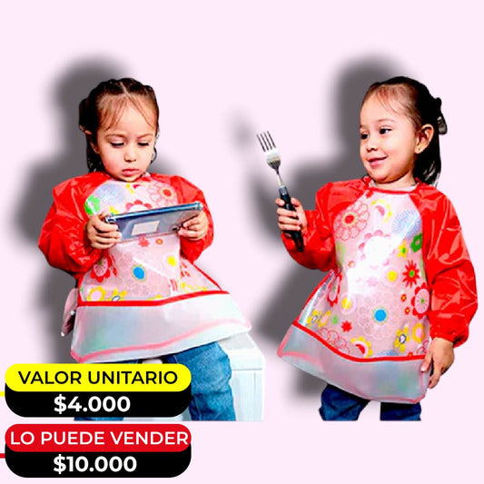 BABEROS DELANTAL IMPERMEABLE X6UNDS - POC-054