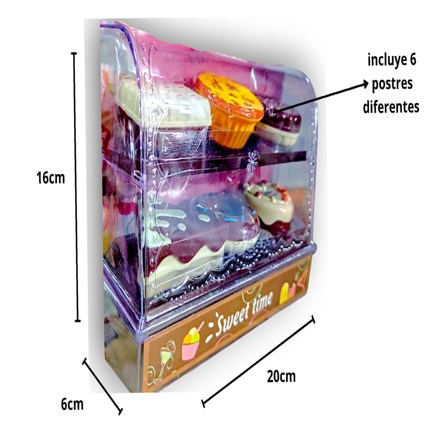 JUGUETE SET DE POSTRES  X6 UND -  2146566-699-17