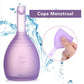 6 Copas menstruales reutilizables 100 % menstrual cup con válvula – drenable