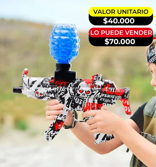 PISTOLA ELECTRICA MP5K X6UNDS -(carga de granada)(RS99-50)