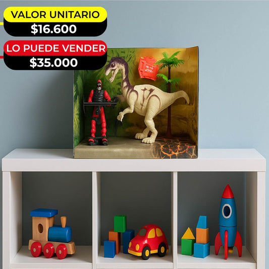 JUGUETE DINO WORLD  x 6 unds - 114231019