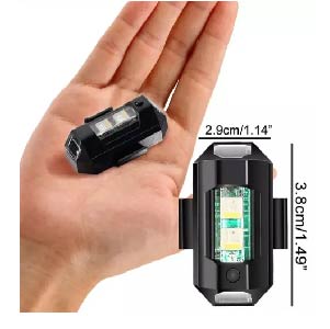 MINI LUZ LED FLASHEO PARA MOTO,CARRO,BICI X6UNDS