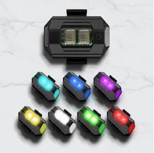 MINI LUZ LED FLASHEO PARA MOTO,CARRO,BICI X6UNDS