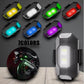 MINI LUZ LED FLASHEO PARA MOTO,CARRO,BICI X6UNDS