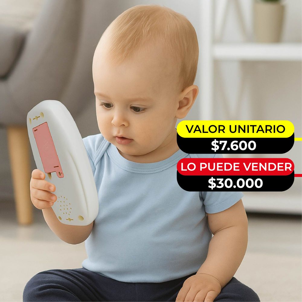TELEFONO INTERACTIVO PARA BEBE POR 6UND - K999-72B