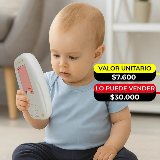 TELEFONO INTERACTIVO PARA BEBE POR 6UND - K999-72B