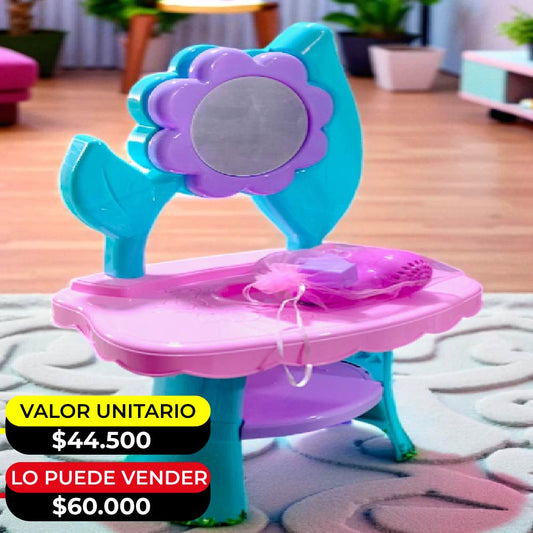 TOCADOR EN FORMA DE FLOR X6UNDS  - 20502008