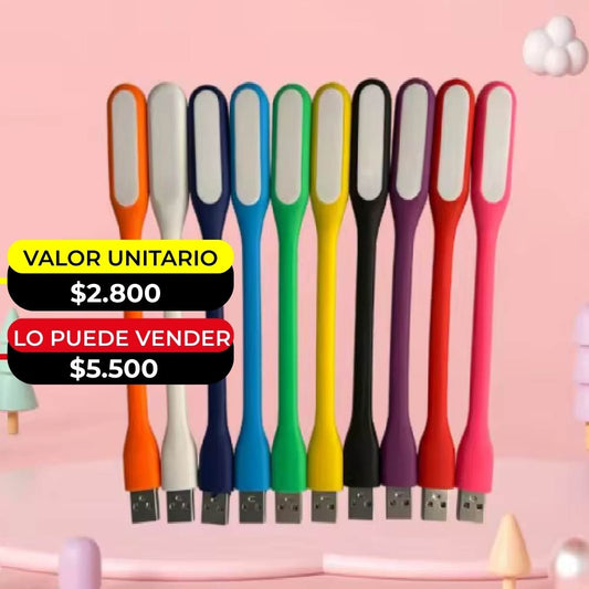 LAMPARA DE LECTURA  USB FLEXIBLE  X6UNDS