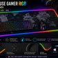 Pad Mouse Gamer XL con Luz LED RGB y Diseño Mapa Mundi X6UNDS - POC-41741