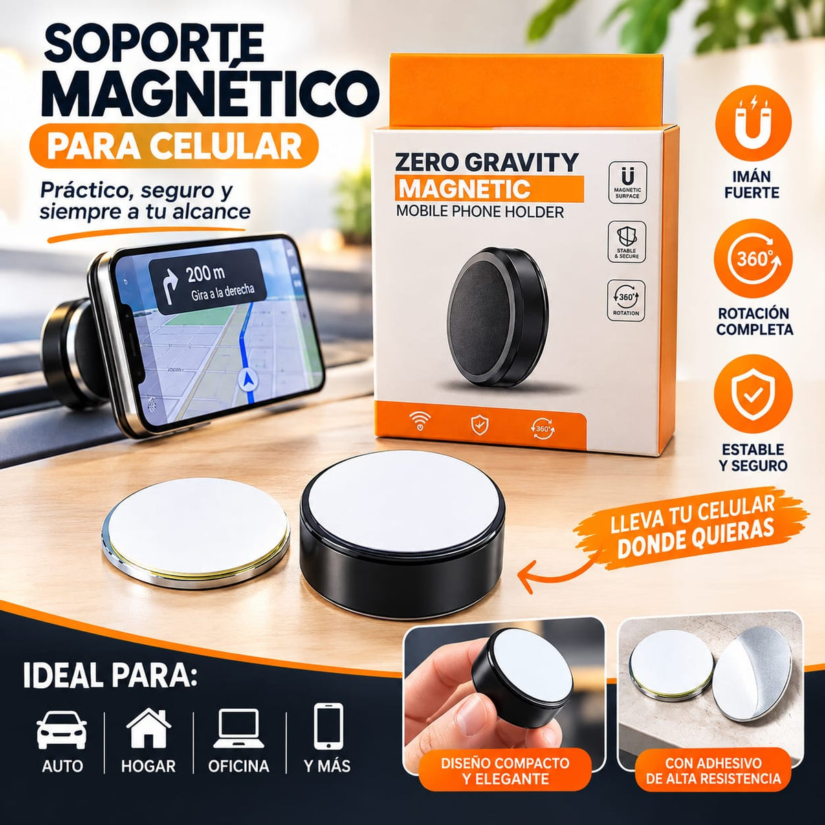 Soporte Magnético Cero Gravedad X6UNDS-POC-38915