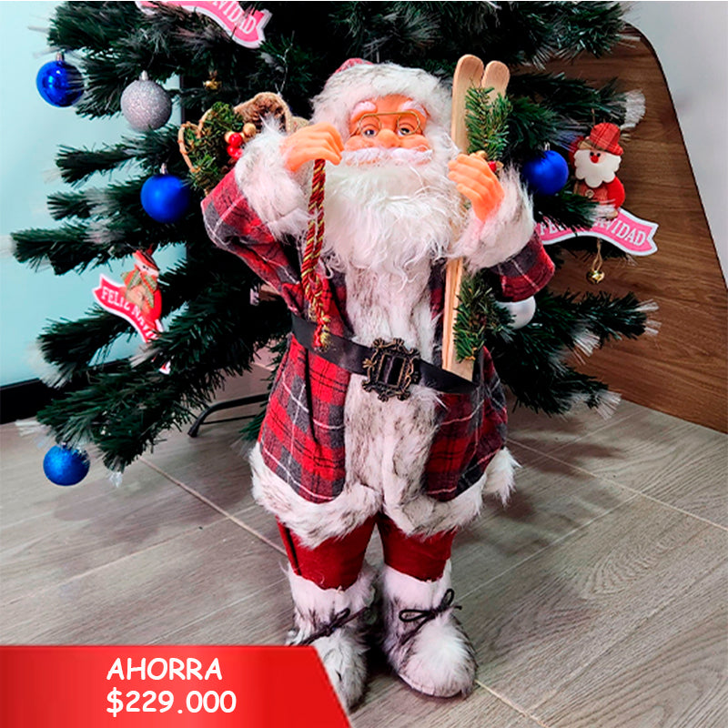 Papá Noel 33 cm x 6 unds - 195-663106