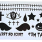 6 Tatuajes Temporales Halloween