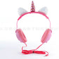 AUDIFONOS DIADEMA UNICORNIO CON CABLE X6UNDS - OMC-286