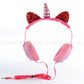 AUDIFONOS DIADEMA UNICORNIO CON CABLE X6UNDS - OMC-286
