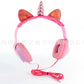 AUDIFONOS DIADEMA UNICORNIO CON CABLE X6UNDS - OMC-286