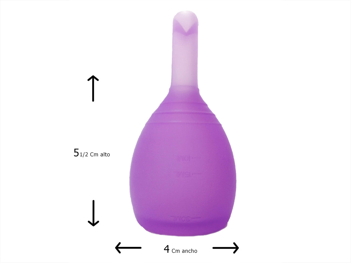 6 Copas menstruales reutilizables 100 % menstrual cup con válvula – drenable