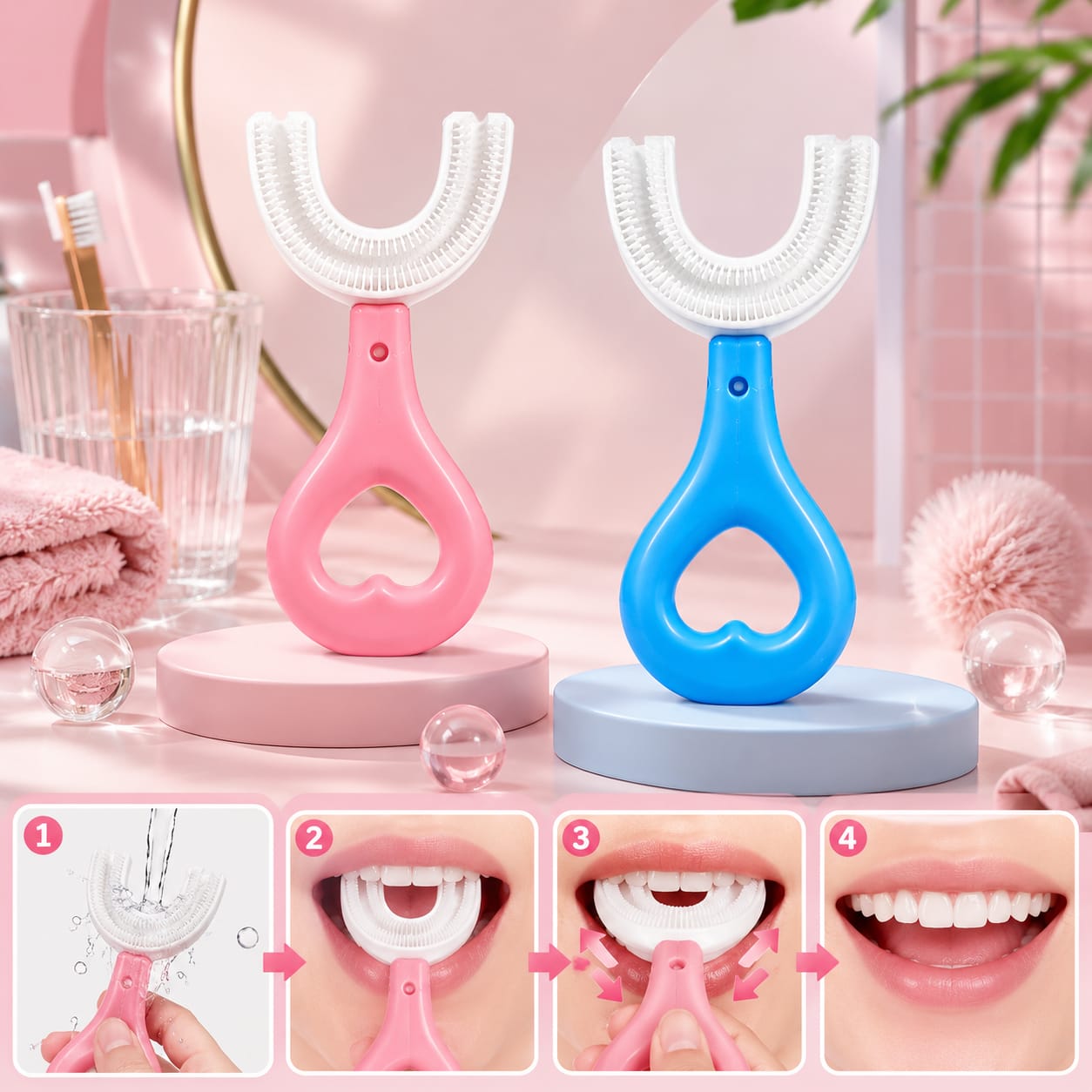 Cepillo Dental 360° en Forma de U X6UNDS POC-10357