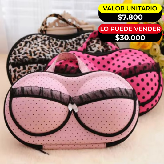 ESTUCHE AHORRA ESPACIO PARA BRASIER Y ROPA INTERIOR X6UNDS