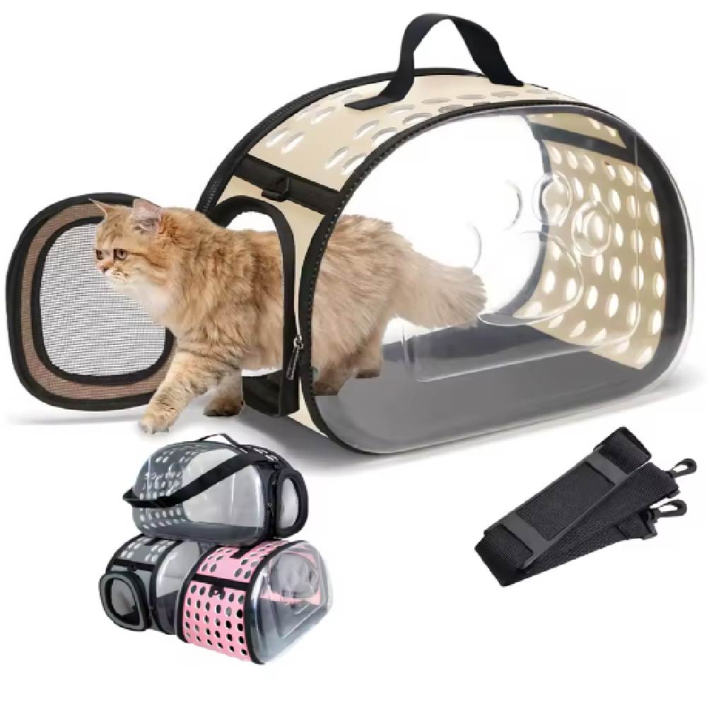TRANSPORTADOR DE MASCOTAS PLEGABLE X6UNDS - OMC-008