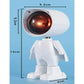 LAMPARA EN FORMA DE ROBOT LUZ LED X6UNDS