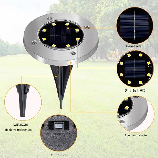 LUZ IMPERMEABLE PARA EXTERIORES  X 6 UNDS - OMC-099