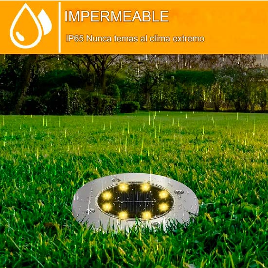 LUZ IMPERMEABLE PARA EXTERIORES  X 6 UNDS - OMC-099