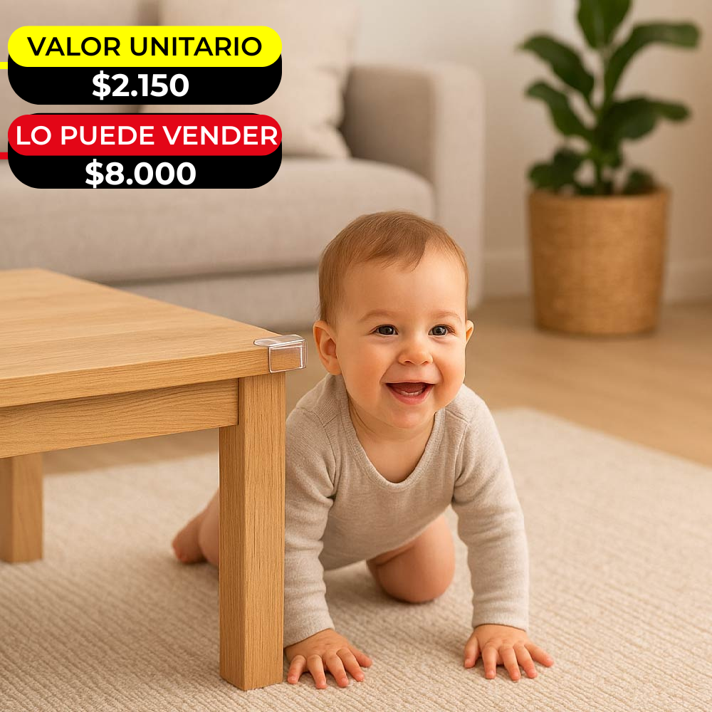 SET POR 4 PROTECTOR PARA ESQUINAS  X6 UNDS - OMC-108