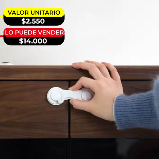 SET POR 5 UNIDADES DE CERRADURA DE SEGURIDAS X6UNDS - OMC-111