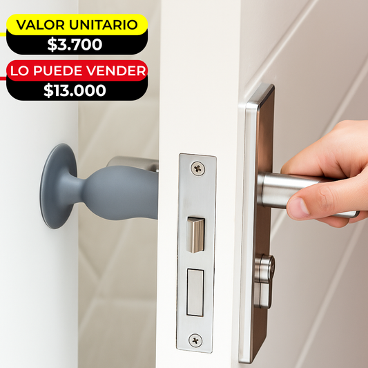SET POR 6 UNIDADES DE TOPE Y PROTECTOR PARA PERILLA X6UNDS - OMC-113