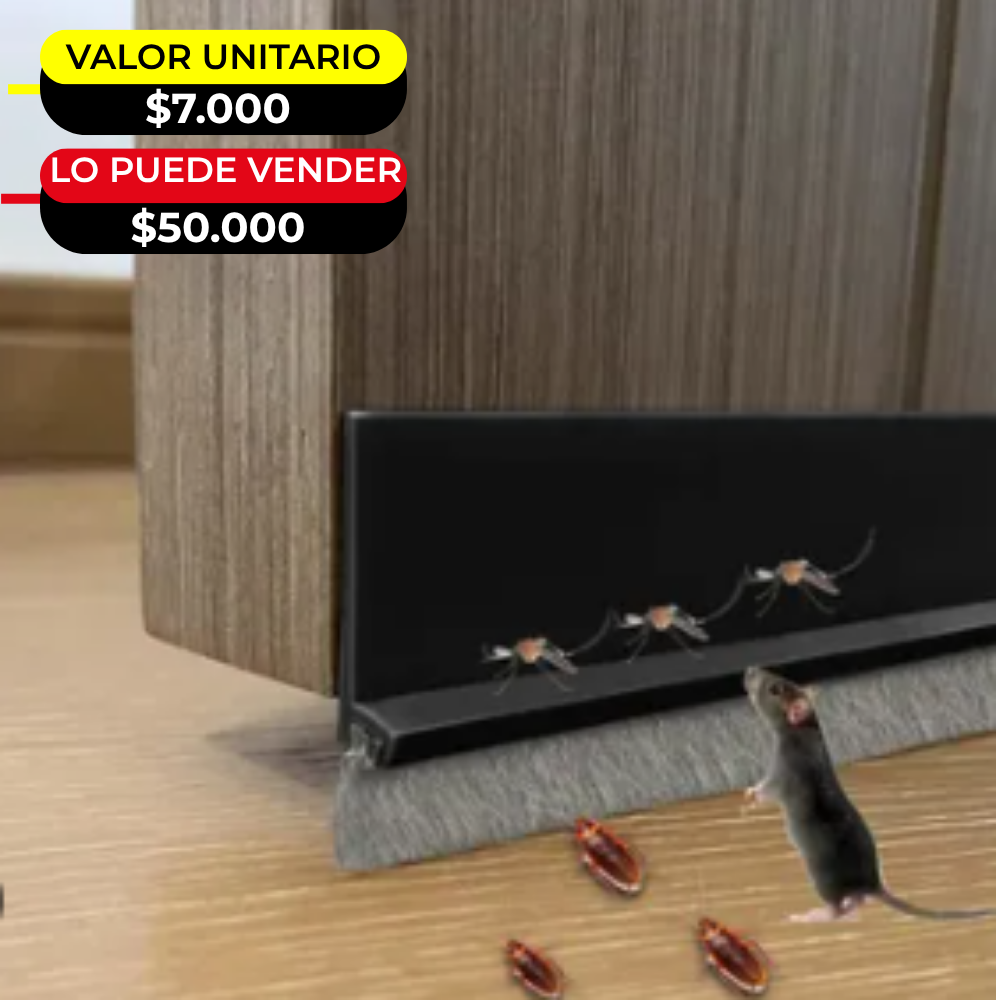 CEPILLO BAJO PUERTA X6 UNDS -OMC-116