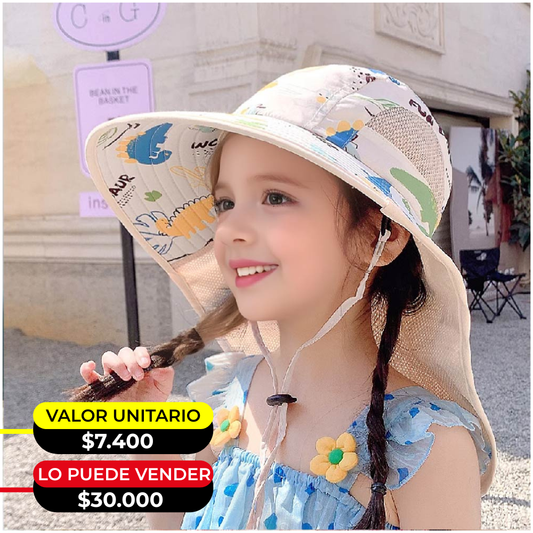 SOMBRERO PESQUERO PARA NIÑOS X6UNDS - OMC-170
