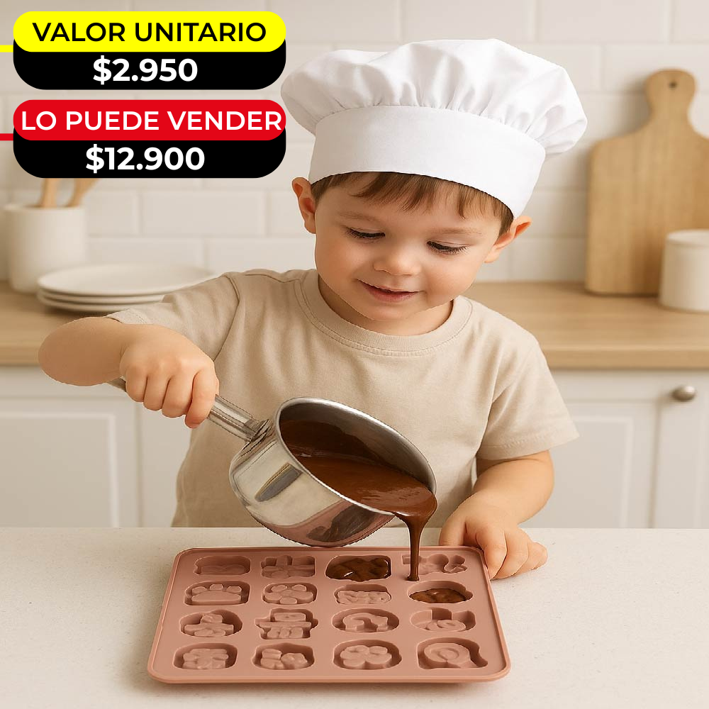 MOLDE DIFERENTES FIGURAS X6UNDS- OMC-192