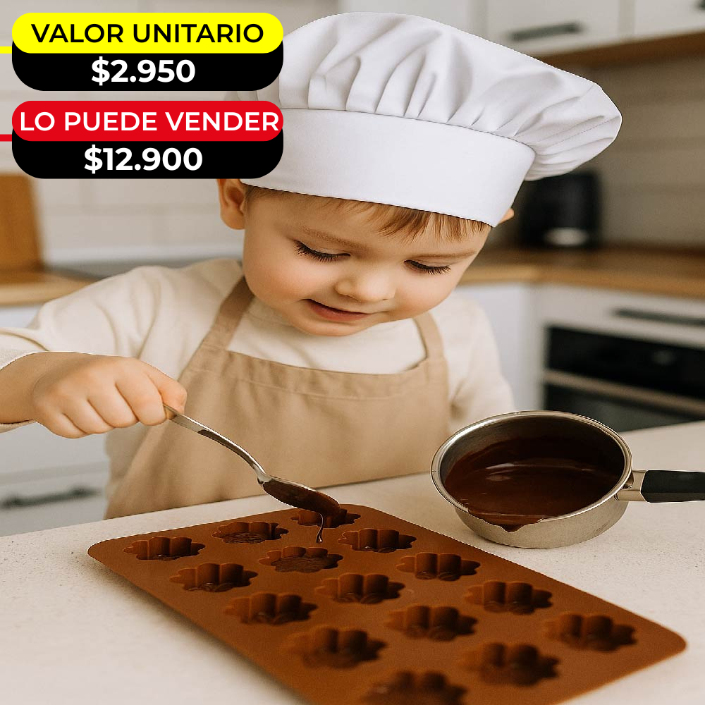 MOLDE FIGURA DE FLORES X6UNDS - OMC-194
