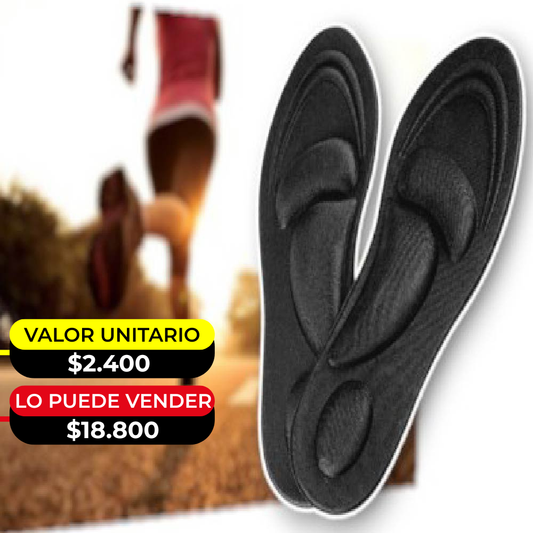 PLANTILLA PARA CORRER ESPONJA DE REBOTE LENTO X6UNDS - OMC-216