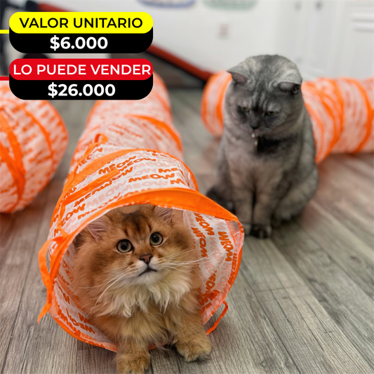 TUNEL PARA MASCOTAS RECTO X6UNDS-  OMC-457