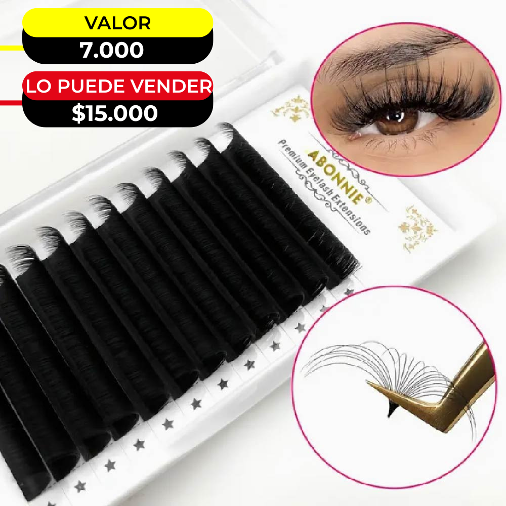 EXTENSION DE PESTAÑAS PELO A PELO X6UNDS - OMC-678