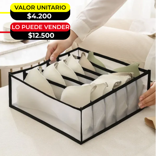 ORGANIZADOR DE ROPA 13x30x32cm X6 Unds  OMC-692