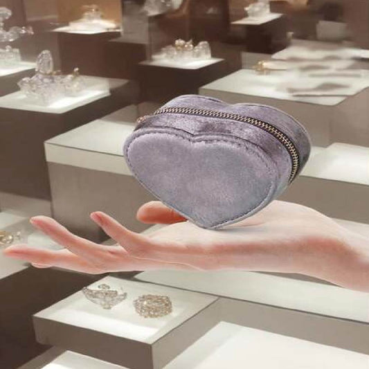 JOYERO PORTATIL EN FORMA DE CORAZON X6UNDS- OMC-710