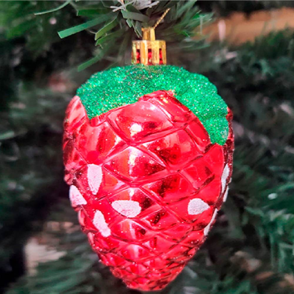 SET X4  PIÑAS DE PINO NAVIDEÑAS X6UNDS - POC-2028