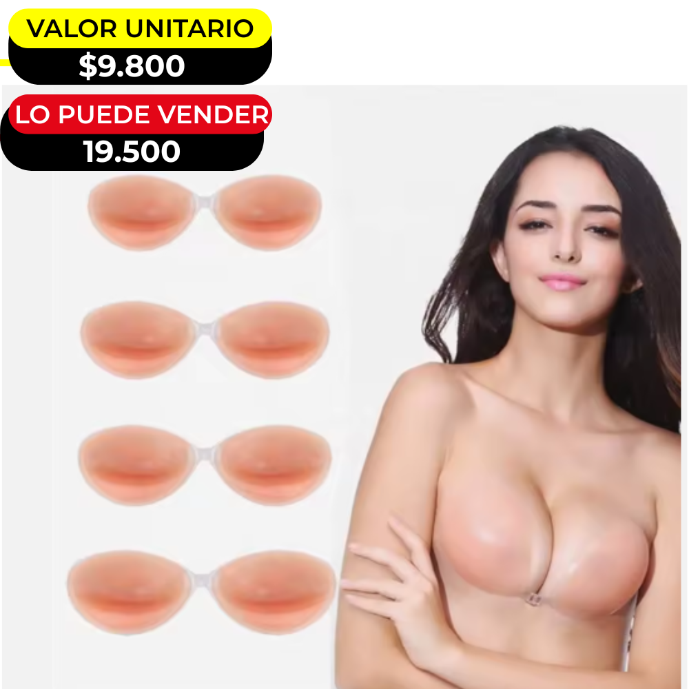 BRASIER INVISIBLE EN SILICONA X6UNDS - POC-125