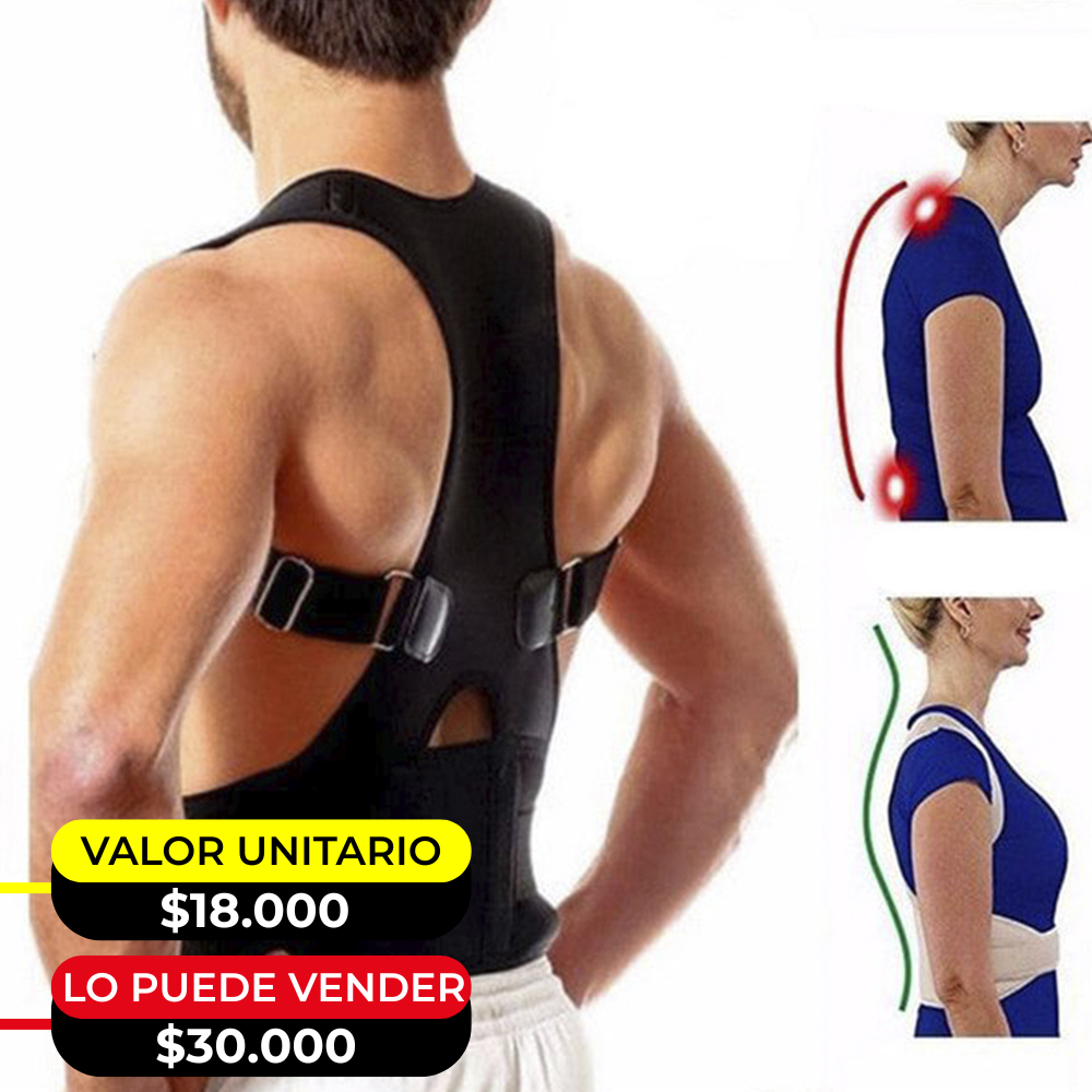 CORRECTOR DE POSTURA UNISEX X6UNDS - POC-239