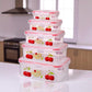 KIT DE 5 RECIPIENTES PORTA COMIDA X6UNDS   -OMC-650