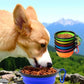 PLATO PLEGABLE PORTATIL PARA MASCOTAS X6UNDS- OMC-318