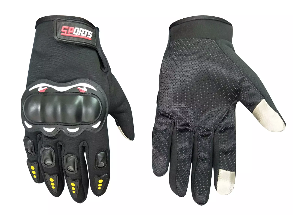 6 Guantes para Ciclistas con protección en los Nudillos ANTI DESLIZANTE